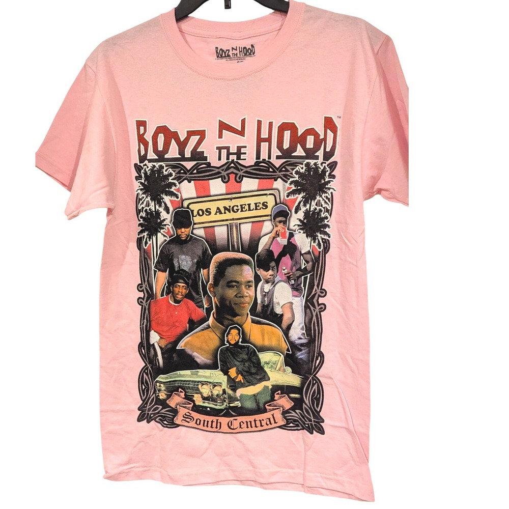 Boyz n the Hood Graphic T-Shirt Size ? Pink‎ Movie Character Streetwear Top
